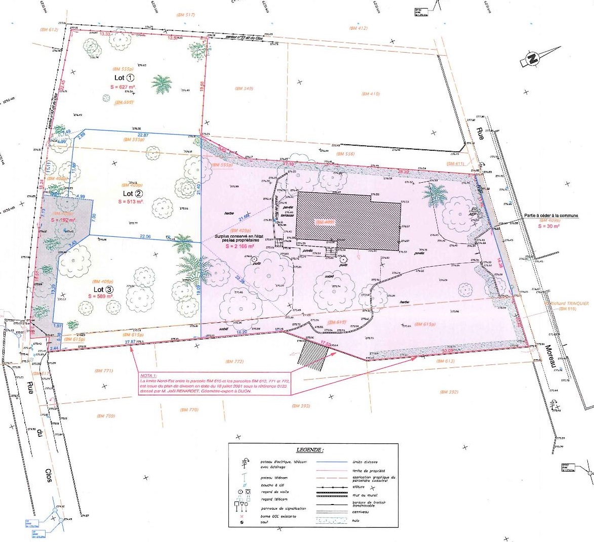 Terrain Marsannay la Cote - Plan