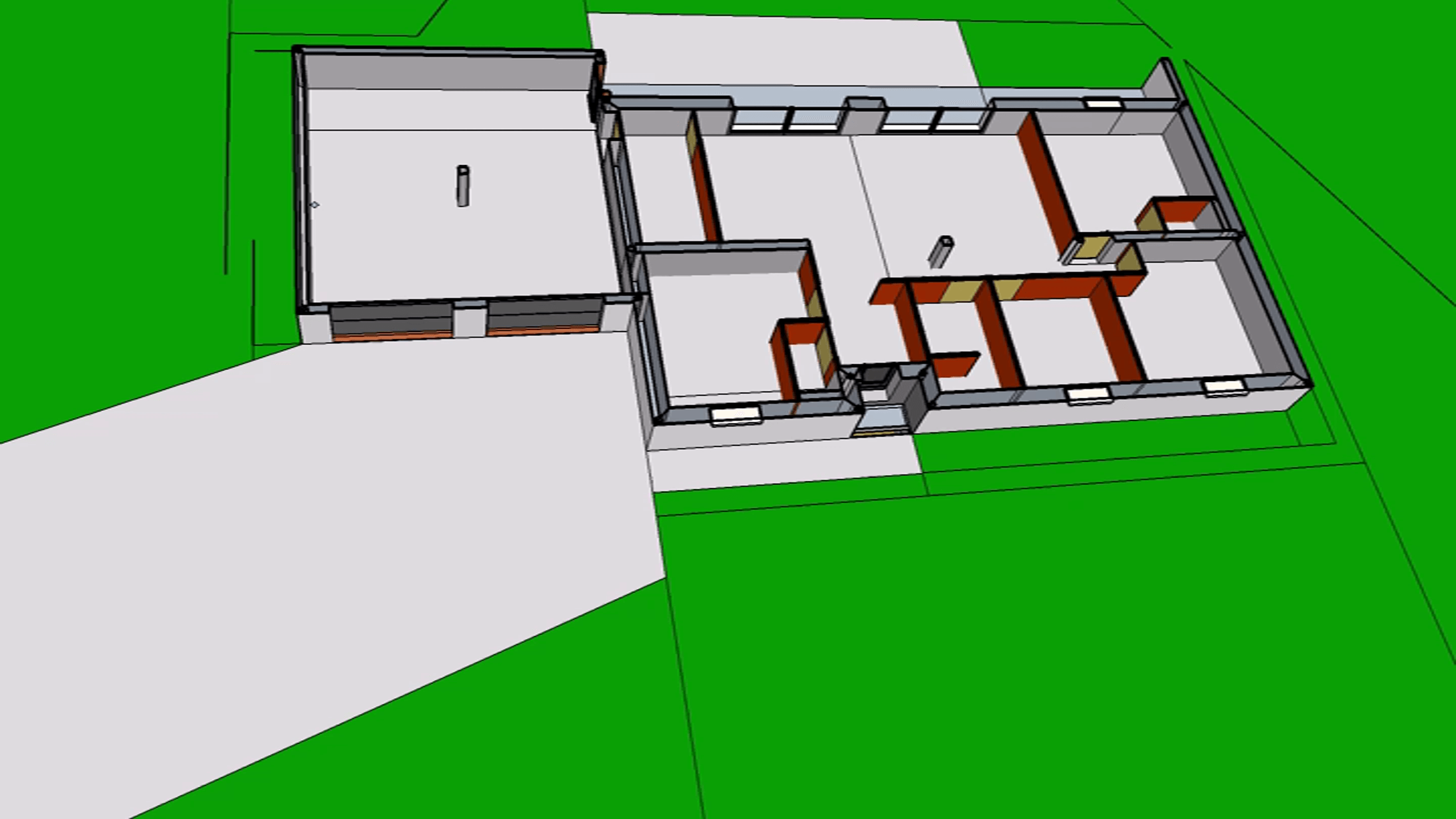 Plan maison moderne