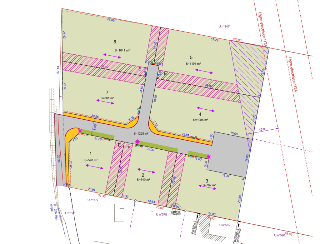 Composition lotissement Viré