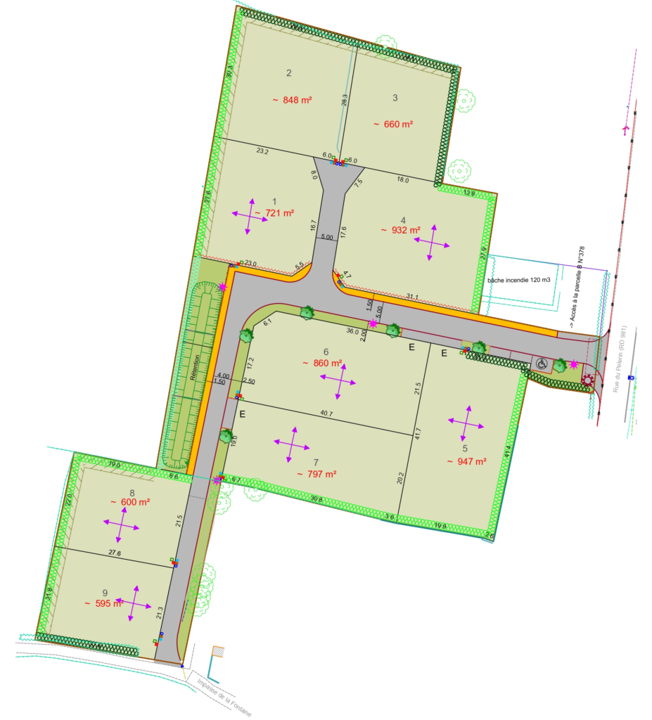 Terrains constructibles Chenoves 71 lotissement Le Domaine de la Griseaude