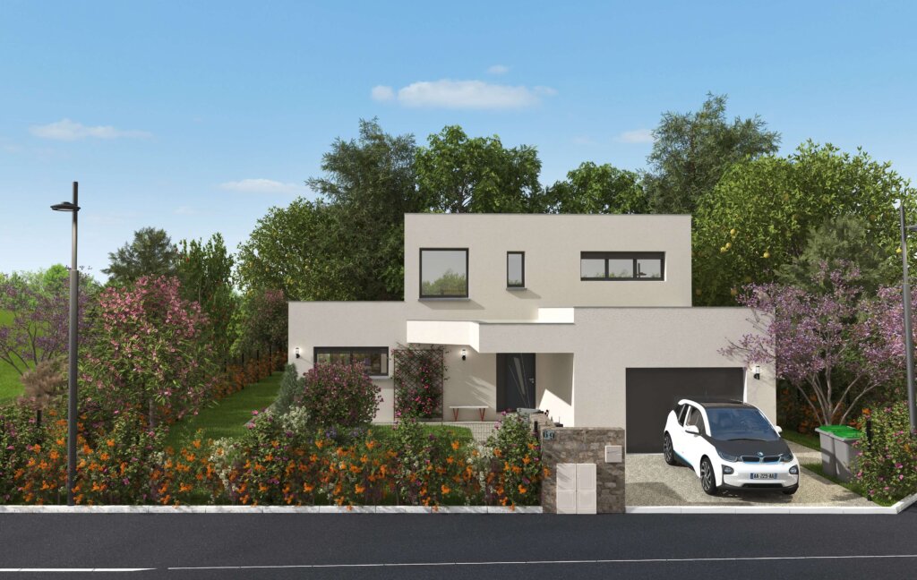 Terrain + maison de 150 m² avec 4 chambres à Beaune