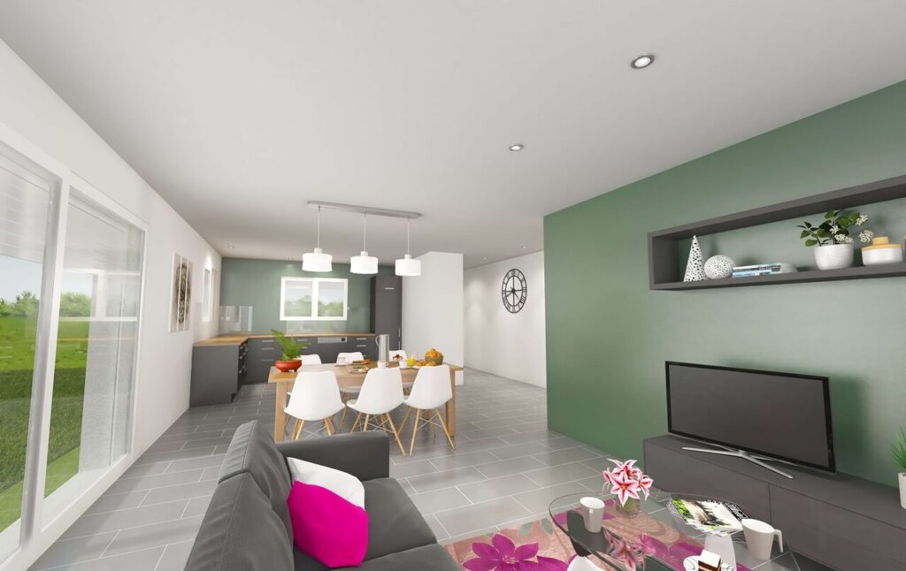 Visuel 3D maison à Bessey les Cîteaux