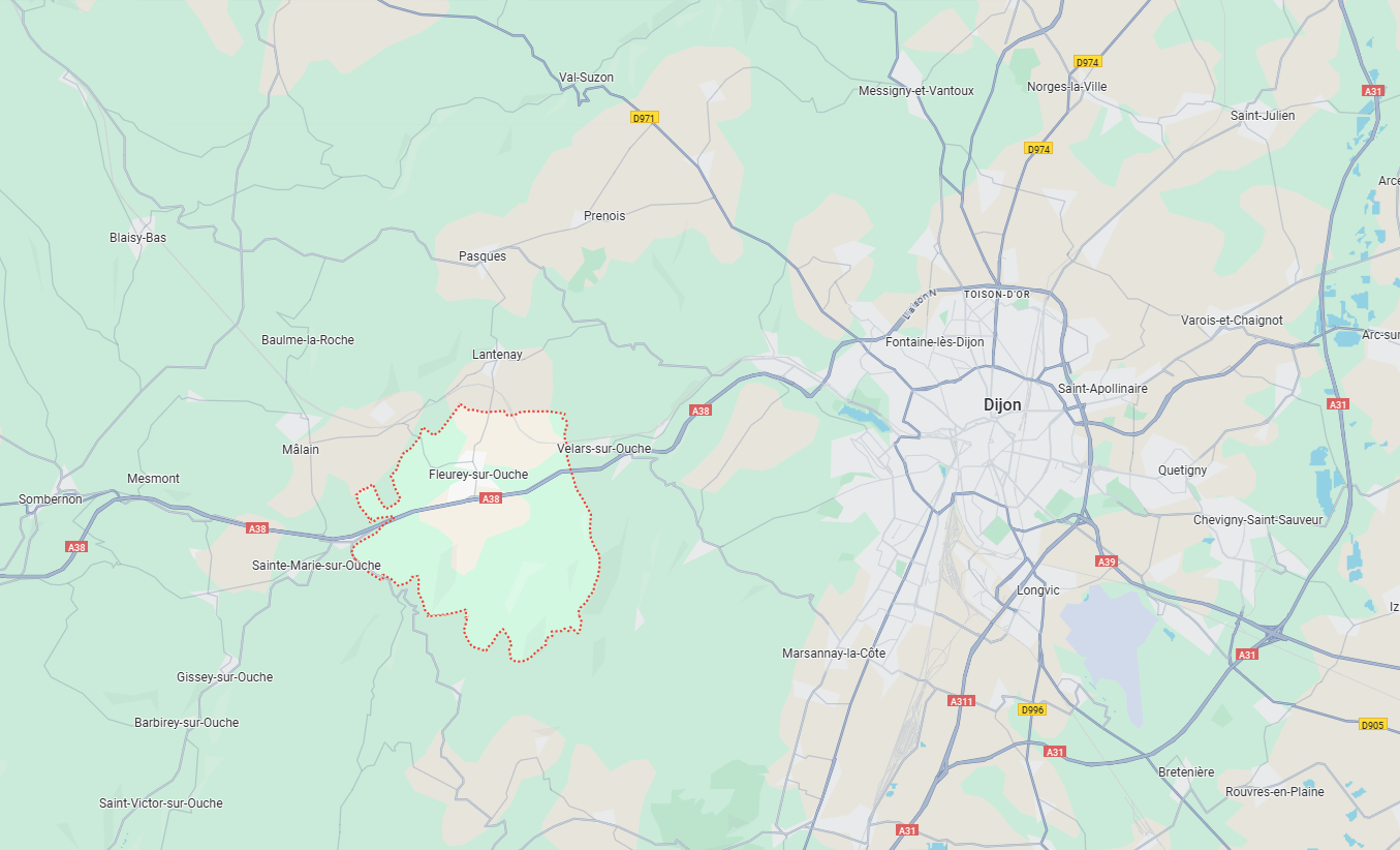Fleurey-sur-Ouche, dans le lotissement « La Velle »