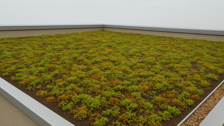toit vert végétalisé