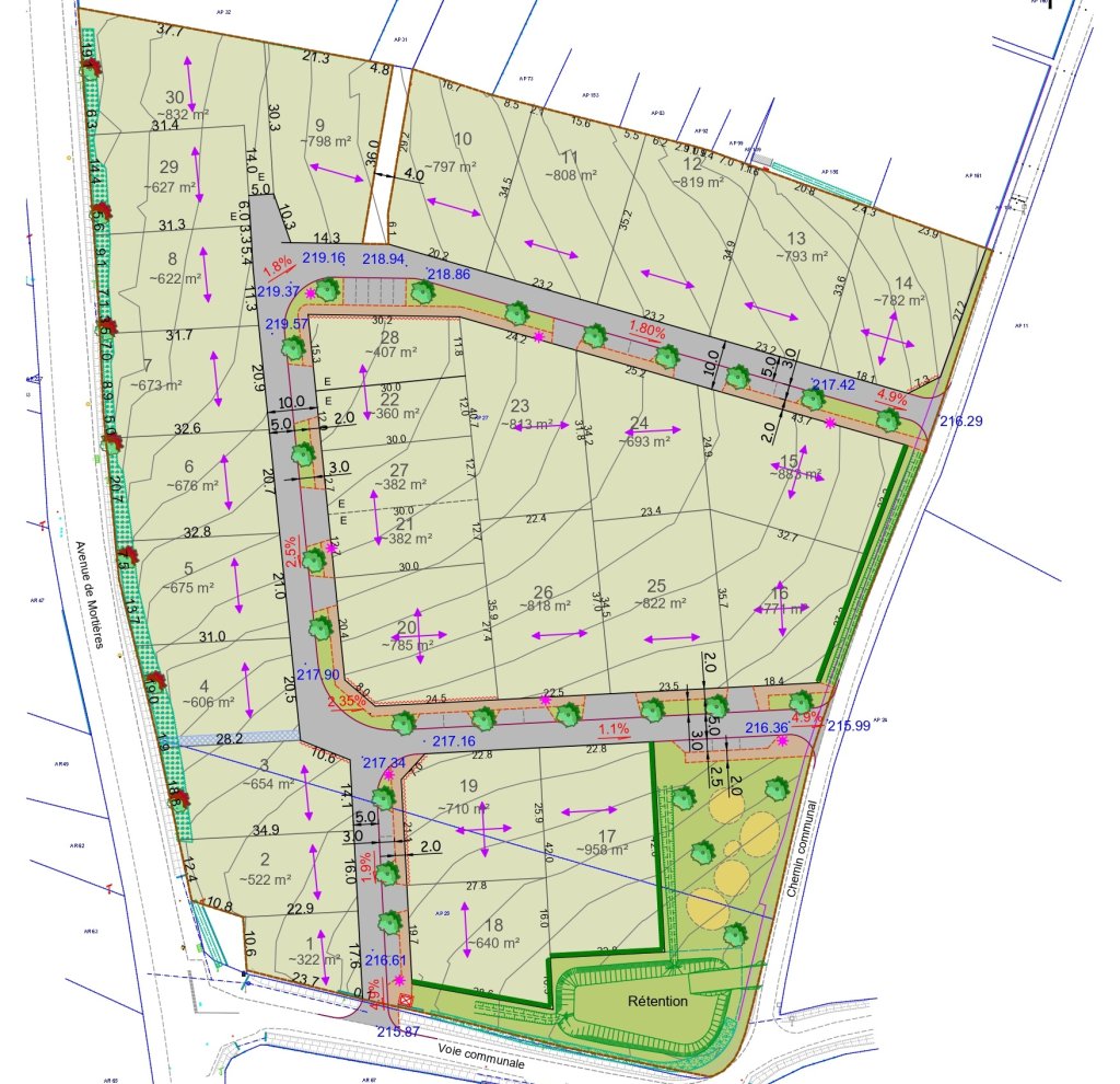 Givry Plan de Composition