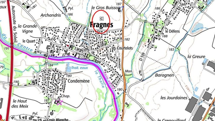 Terrain constructible à Fragnes
